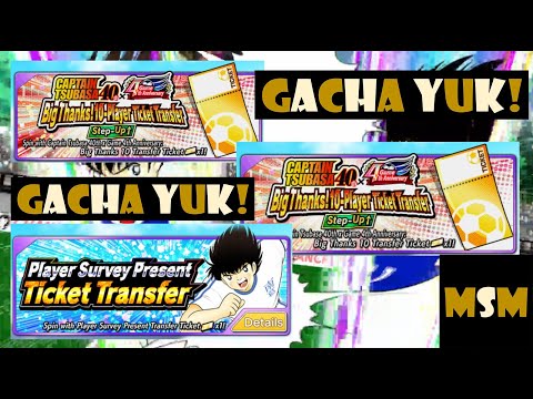 GACHA BUKA2IN TIKET ANIV 4 AKUN UTAMA!! BANJIR SSR!! Captain Tsubasa Dream Team
