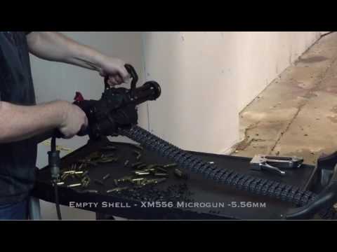 XM556 Microgun - 'Worlds First" Hand Held 5.56mm Electric Gatling Gun