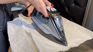 How to Iron Leather Clothing - How to Un wrinkle  Leather Creases