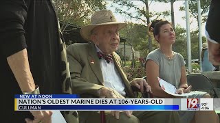 Nation's Oldest Marine Dies at 106 | Aug. 24, 2026 | News 19 at 4 p.m.