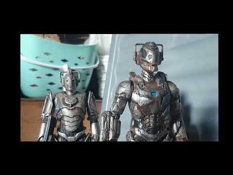 Ashad the Lone Cyberman Stop motion scene recreations.
