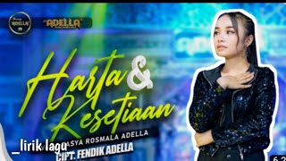 Download lagu Harta dan Kesetiaan - Tasya Rosmala (LIRIK) #liriklagu #hartadankesetiaan #Tasyarosmalaadella mp3 Download lagu Harta dan Kesetiaan - Tasya Rosmala (LIRIK) #liriklagu #hartadankesetiaan #Tasyarosmalaadella mp3