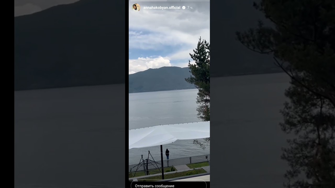 Աննա Հակոբյանը՝ Սևանում 