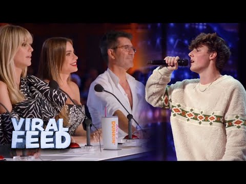 STUNNING Thomas Day Gives An Emotional Performance In America's Got Talent 2020 Audition| VIRAL FEED