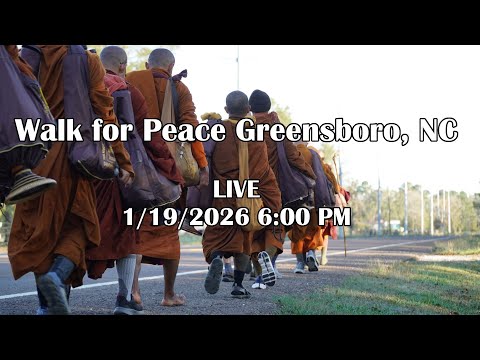 Walk for Peace Greensboro, NC - LIVE 1/19/2026