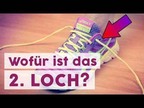 What is the second hole on a sports shoe for?