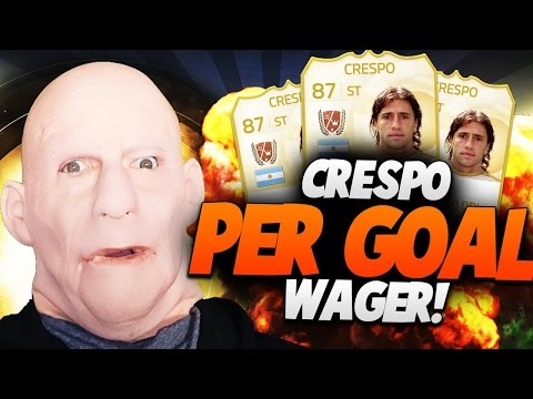INSANE LEGEND CRESPO PER GOAL WAGER