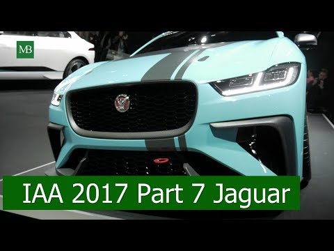 Frankfurt Auto Show IAA 2017 Part 7 Jaguar I-Pace and Jaguar E-Pace.  #Car