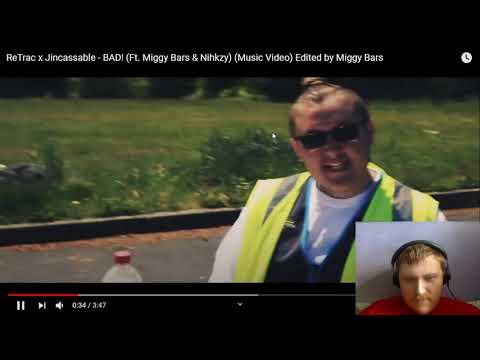 Reaction to ReTrac x Jincassable - BAD! (Ft. Miggy Bars & Nihkzy) (Music Video)