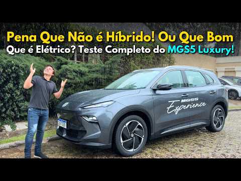 De R$ 179 Mil até R$ 219 Mil, MGS5 100% Elétrico! SUV Tração Traseira