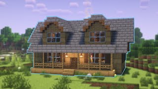 [Minecraft] How to build a Cozy Survival House | Tutorial