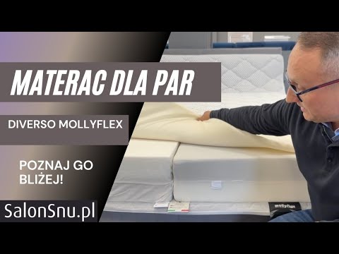 Materac 160x200  Diverso Mollyflex - nasz najlepszy materac dla par.