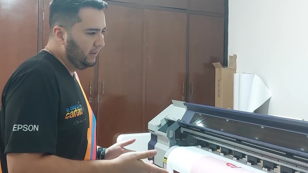 COMO FUNCIONA UMA PLOTTER ECO SOLVENTE POLAR / XULI DX5