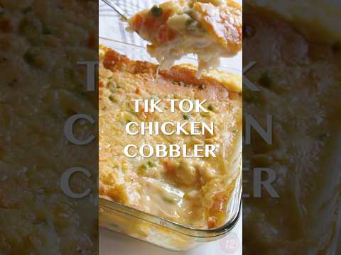 TIK TOK RECIPE : CHICKEN COBBLER 🍗🥕🫛