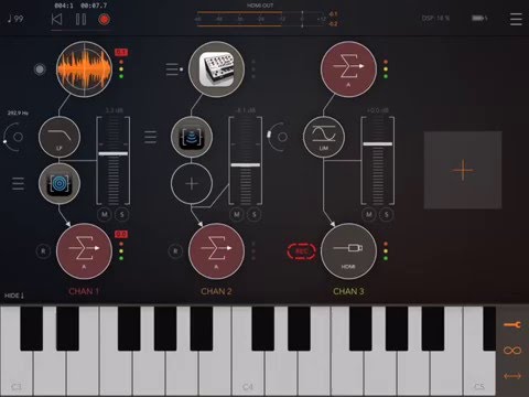 Preview of AUM - Audio Mixer app