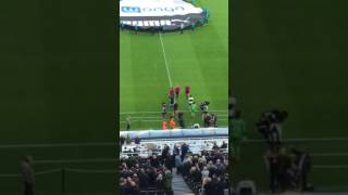 Newcastle v Brentford - Blaydon Races & Players entrance