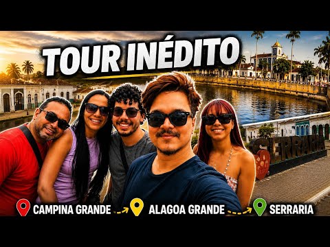 DE CAMPINA GRANDE A SERRARIA! 😱 Uma Viagem Surpreendente Pela Paraíba