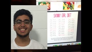 He went on a skinny girl diet! (Not Clickbait!!)