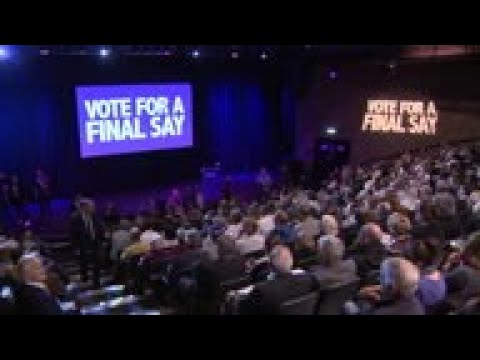 Former UK PMs Blair, Major speak at Brexit event