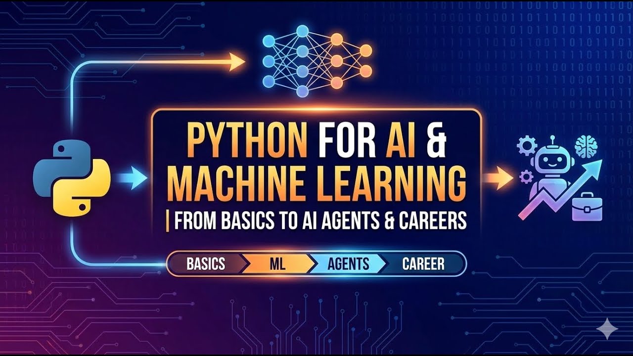 Python for AI and Machine Learning | From Basics to AI Agents & Careers
