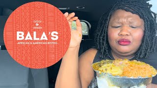 BALA’S BISTRO AFRICAN FOOD MUKBANG MEMPHIS TENNESSEE
