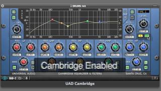 Video thumbnail for Cambridge EQ Plug-in for UAD-2 by Universal Audio