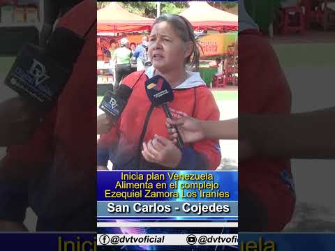 Inicia plan Venezuela Alimenta en el complejo Ezequiel Zamora Los Iraníes  #cojedes #venezuela