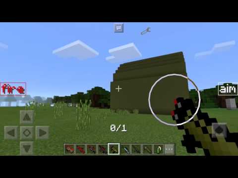 Laser gun mod for minecraft pe Video