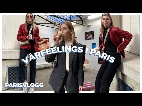 PARIS VLOGG - Första vårtecknen och konstgalleri!