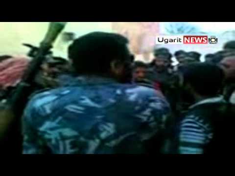 زيارة قائد لواء التوحيد لكتيبة الفاروق على الجبهة وتفقد أوضاع المقاتلين