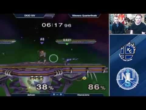 DIOD XIV Melee Singles Winners Quarters: darkrain (Falcon) Vs. Obama Llama (Sheik, Samus)