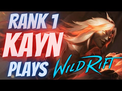 RANK 1 KAYN CARRIES AS SHADOW ASSASSIN ! Wild Rift