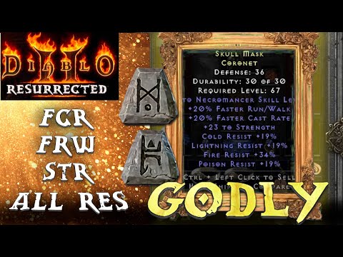 Diablo 2 Resurrected Ladder (Season 1): Casually Gambling a GODLY Necro Circlet Worth JAHS/BERS!