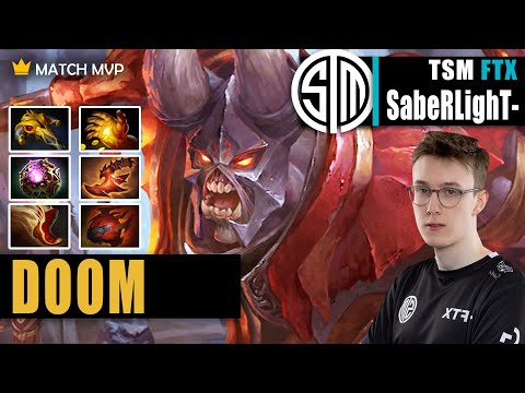 Doom Offlane | TSM.SabeRLighT- | GIGACHAD DOOM BUILD - CARRY FROM OFFLANE | 7.32c Gameplay Highlight