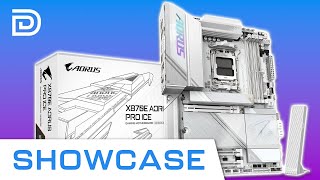 Gigabyte X870E AORUS Pro Ice Showcase – The Ultimate Whiteout AM5 Motherboard
