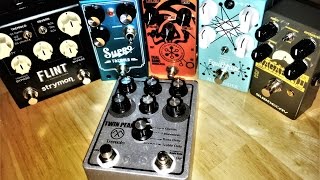 Video thumbnail for Harmonic Tremolo Shoot Out - Episode #2 - Twin Peaks, Equilibrium, Flint, Supro, Vagabond, Coldcraft by Tri Pedal Reviews