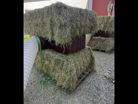 Trocknung - Heutrocknung Heu Quaderballen