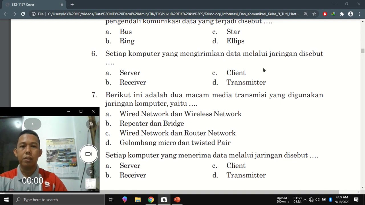Latihan SOAL TIK KELAS IX BAB 2