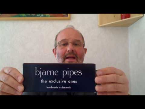 Pfeife rauchen: BJARNE Bent Apple black/red, sand No. 5