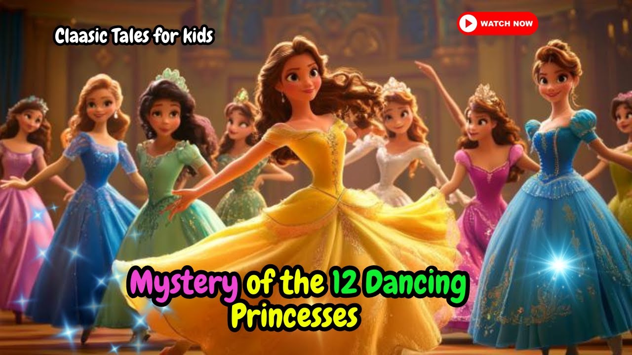 Mystery of Twelve Dancing Princesses📚FairyTale in English| Princess Bedtime Stories for Kids