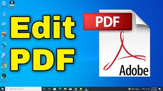 How to Edit PDF File in Laptop