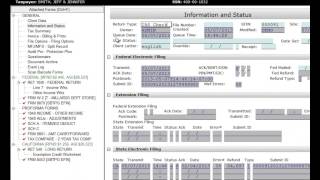 Understanding CrossLink's Layout - CrossLink Professional Tax Software