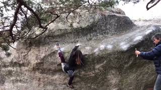 Video thumbnail de Rockmaninov, 8a. Fontainebleau