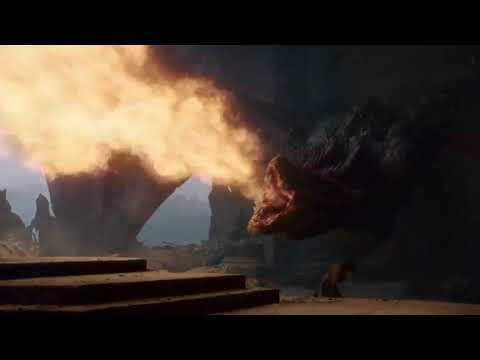 Drogon destroyed the Iron throne S8E6
