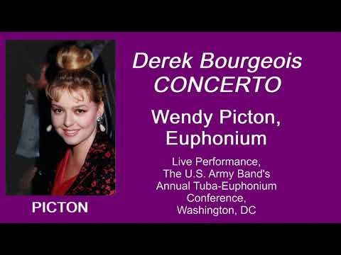 Wendy Picton, Euphonium Soloist: Bourgeois "Concerto" - Army Band Conference, 1990's.
