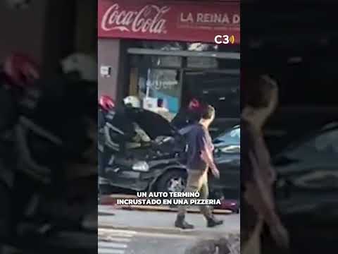 💥 UN ACCIDENTE TERMINÓ CON UN AUTO INCRUSTADO EN UNA PIZZERA | Cadena 3 Argentina