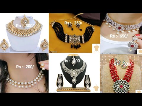 Latest artificial necklace design 2022/Fancy artificial necklace design/Trending necklace set how to