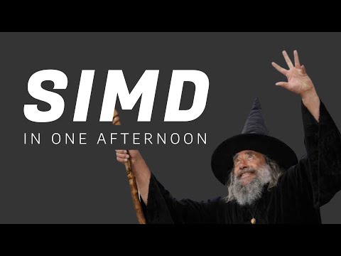 SIMD in one Afternoon (AVX2 C++)