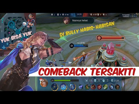 PERFECT GAMEPLAY#2 ❗ COMEBACK, LANCELOT STILL CARRY THE GAME AFTER BEING BELIEVED - Mobile Legends