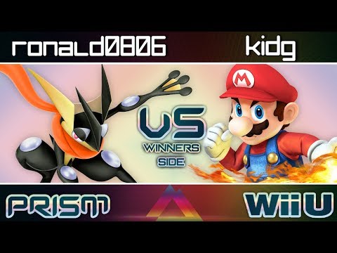 PRISM 136 - Ronald0806 (Greninja) vs. KidG (Mario) - Winners Side - Smash Wii U